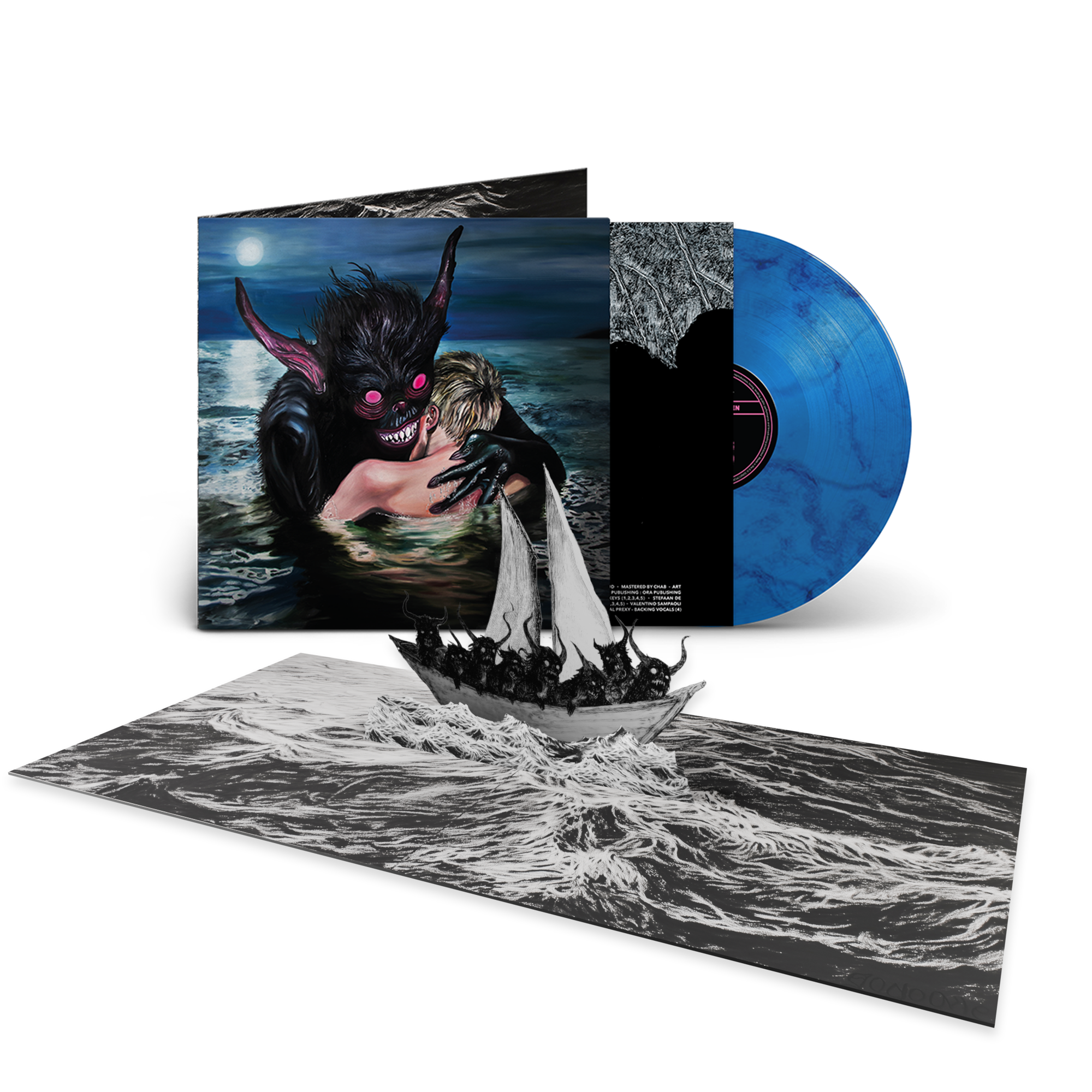 SIGNED LIMITED EDITION- POP-UP AND COLORED MARBLED VINYL - SAILOR GETS SEASICK TOO