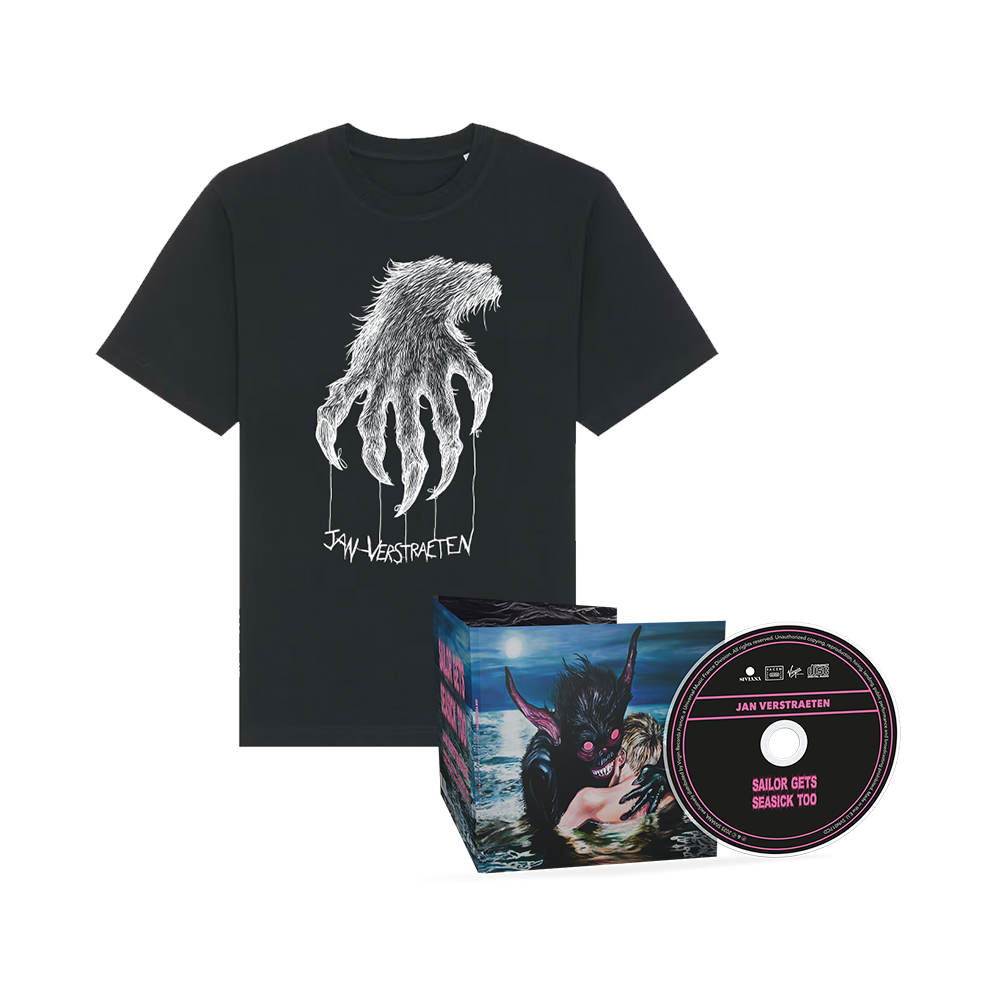 SIGNED CD + « CLAWS » BLACK T-SHIRT